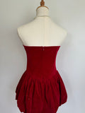 Ruby Velvet Dress