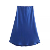 Aurelia Satin Skirt