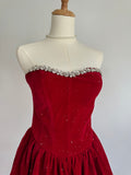 Ruby Velvet Dress