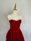 Ruby Velvet Dress