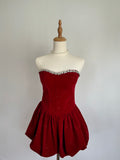 Ruby Velvet Dress