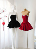 Ruby Velvet Dress (On hand)