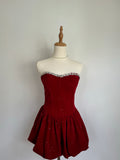 Ruby Velvet Dress