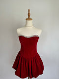 Ruby Velvet Dress