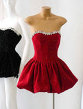 Ruby Velvet Dress (On hand)