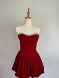 Ruby Velvet Dress