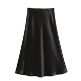 Aurelia Satin Skirt