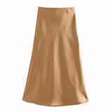 Aurelia Satin Skirt