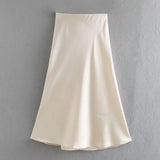 Aurelia Satin Skirt