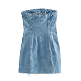 Armie Denim Tube Dress