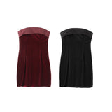 Aloisa Velvet Tube Dress