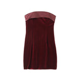 Aloisa Velvet Tube Dress