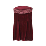 Aloisa Velvet Tube Dress