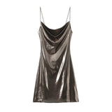 Gwyneth Metallic Dress