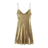 Gwyneth Metallic Dress