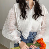 Simeone Puff Sleeve Blouse
