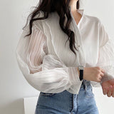 Simeone Puff Sleeve Blouse