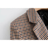 Seri Plaid Blazer