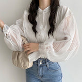 Simeone Puff Sleeve Blouse