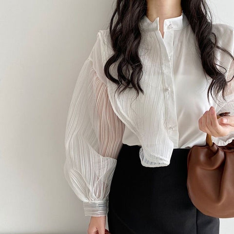 Simeone Puff Sleeve Blouse
