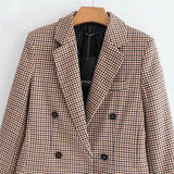 Seri Plaid Blazer